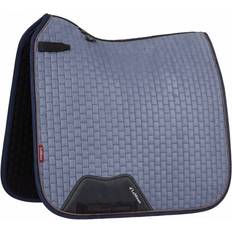 Suede Equestrian LeMieux Horsehealth Suede Dressage Square Saddlepad Jay Blue