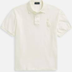 Polo Ralph Lauren Mens Clubhouse Cream Logo-embroidered Cotton-jersey T-shirt