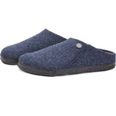 Birkenstock Blå Hjemmesko Birkenstock Zermatt Wool Felt Dark Blue
