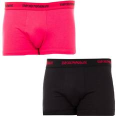 Emporio Armani Mens Pack-2 Retro Elastic Cotton Boxers 111210-5A717 Men Multicolour