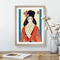 Marlow Home Co Formal Geisha Picture Graphic Framed Art
