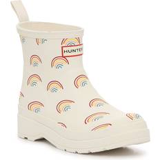 Platform Rain Boots Hunter Play Mini Rainbow - White