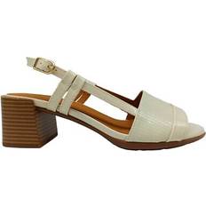 Beige - Schnürung Sandaletten Geox New MARYKARMEN Heeled Sandal, LT Sand