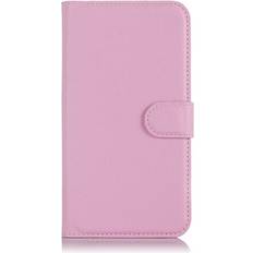 Lux-Case Lindgren OnePlus X Plånbok Läderfodral Ljusrosa
