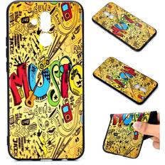 Huawei Music Elements 3D Embossed Pattern Case for Mate 20 Lite