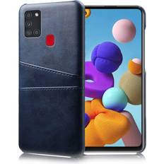 Samsung Galaxy A21s skal med korthållare Blå