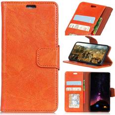 Apple Plånboksfodral Apple iPhone XR mobilfodral delad läder silikon stående plånbok Orange