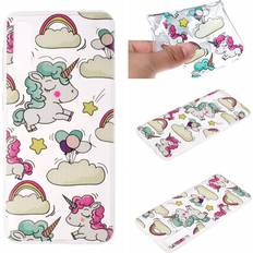 Samsung Galaxy A70 Mobilskal Samsung Galaxy A70 pattern case Unicorns and Rainbow