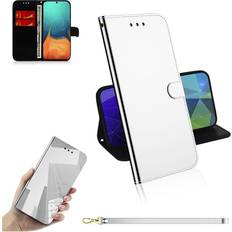 Samsung Mirror Galaxy A71 fodral Silver/Grå