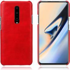 OnePlus 7 Mobilfodral OnePlus KSQ Crazy Horse 7 Pro hard case Red