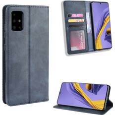 Samsung Galaxy A71 skal med korthållare Blå