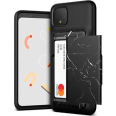 Google Marmormotiv Pixel 4 skal Svart Marmor