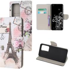 Samsung Galaxy S20 Ultra Mobilfodral Samsung Wonderland Paris Tower Wallet Case for Galaxy S20 Ultra