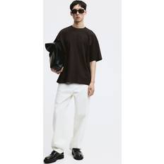 H&M T-shirts H&M Men Black Oversized Fit T-shirt