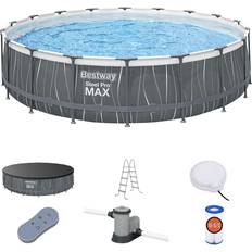 PVC Pools Bestway Steel Pro Max Round Above Ground Pool 5.49x1.22m