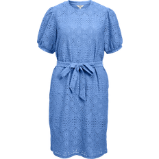 Object Broderie Anglaise Mini Dress - Provence