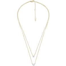 Edelstahl Halsketten Fossil Kette Sadie JF04357998 gold