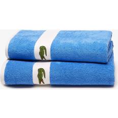 150.0 cm Badhanddoeken Lacoste Casual Bath Towel 35 x 60 in Blue