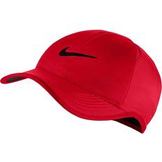 Nike Caps Nike Youth Aerobill Featherlight Cap Hat Red739376-659/Black, One