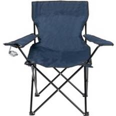 Camping Furniture OHS Outdoor Camping Chair Folding Portable Navy Blue