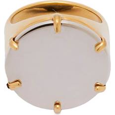 A.P.C. Gold Eloi Ring SAB BICOLOR FR