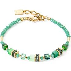 Coeur de Lion GeoCube Green Mini Bracelet