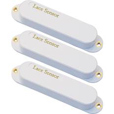 Pickups Lace Sensor Gold Guitar Pickups 3-Pack S-S-S Set White