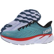 Hoka Turquoise Running Shoes Hoka One One Clifton Mens Shoes 9.5, Color: Real Teal/Aquarelle