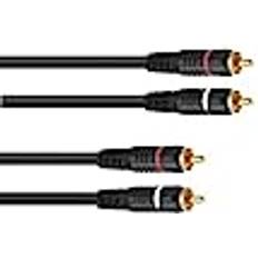 Omnitronic RCA cable 2x2 5m, RCA-kabel