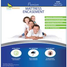 Four Seasons King Size Waterproof Zippered Protector Mattress Cover