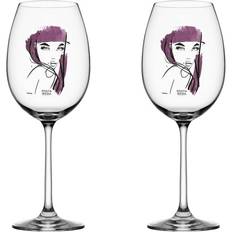 Kosta Boda All About You Red Wine Glass, White Wine Glass 52cl 2pcs