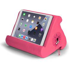 Mobile Device Holders Flippy Flippy Tablet Pillow Stand and iPad Holder for Lap, Desk and Bed, Multi-Angle with Storage, Compatible with Kindle, Fire, iPad Pro 12.9, 10.9, 10.2, Air and Mini, Samsung Galaxy Pink