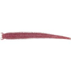 Matériel de pêche Berkley Leurre Souple Gulp Saltwater Fat Sandworm 10cm Cdt par 10, Coloris Clear Red Fleck, Long. 10cm