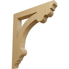 Colonnes, Dentelles et Corbeaux Ekena Millwork Corbeaux Bois Ellis Grande Taille 1 1/2 Po