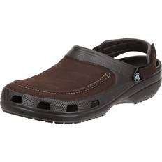 Faux Leather Clogs Crocs Men's Yukon Vista II Espresso, Men