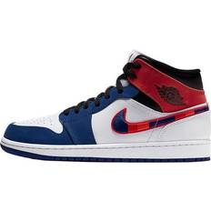 Sportschoenen Nike Air Jordan 1 Mid - Multicolored Swoosh