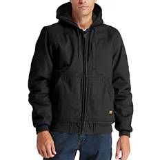 Canvas Jackets Timberland Gritman Lined Canvas Hooded Jacket, Jet Black