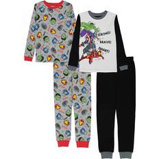 Marvel Nightwear Marvel Boys' Avengers Snug Fit Cotton Pajamas, HERE WE Come