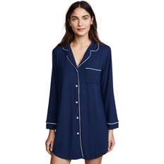 eberjey Gisele Classic Women's Pajama Sleepshirt Navy/Ivory