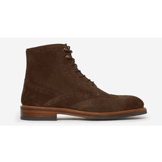 Oliver Sweeney Blackwater Chocolate Suede Brogue Boots 11, Colou