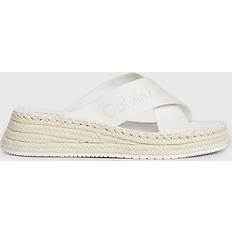 Schnürung - Weiß Espadrilles Calvin Klein Jeans SPORTY WEDGE ROPE SANDAL MR, Keilsandale