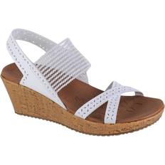 Skechers Korkokenkiä Skechers Beverlee Boho Glow 119330-WHT, Damen, Sandalen, weiß