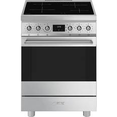 Smeg C6IMXM2 Induktionskomfur Grå, Rustfrit stål