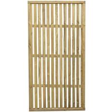 Wood Screenings Forest Garden Vertical Slatted Screen 90x180cm