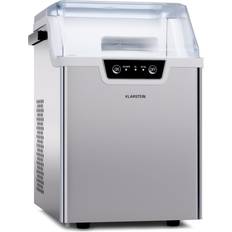 Klarstein Wallberg Nugget ice maker ice cube machine quick mode 200-watt compressor 12 kg ice cubes a day quiet operation silver