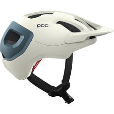 POC Axion Race MIPS MTB Helmet - Selentine Off-White/Calcite Blue Matt