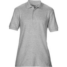 Gildan Polos Gildan Mens Hammer Plain Double Piqué Polo Shirt - Grigio