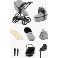 Egg Pushchair, Carrycot & with Cybex Cloud