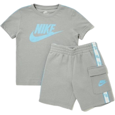 Niño Otros Conjuntos Nike Kid's Tape T-shirt/Cargo Shorts Set - Grey