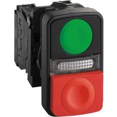 Tryckströmställare Schneider Electric XB5AW73731M5 Lys-dobbelttrykknap 600 V 6 A Tastende IP66, IP69 IP69K 1 stk